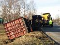 LKW verliert Container Koeln Niehler Ei P051